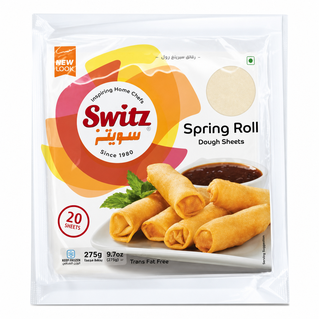 SWITZ SPRING ROLL SHEETS (8 X 8)  275GM