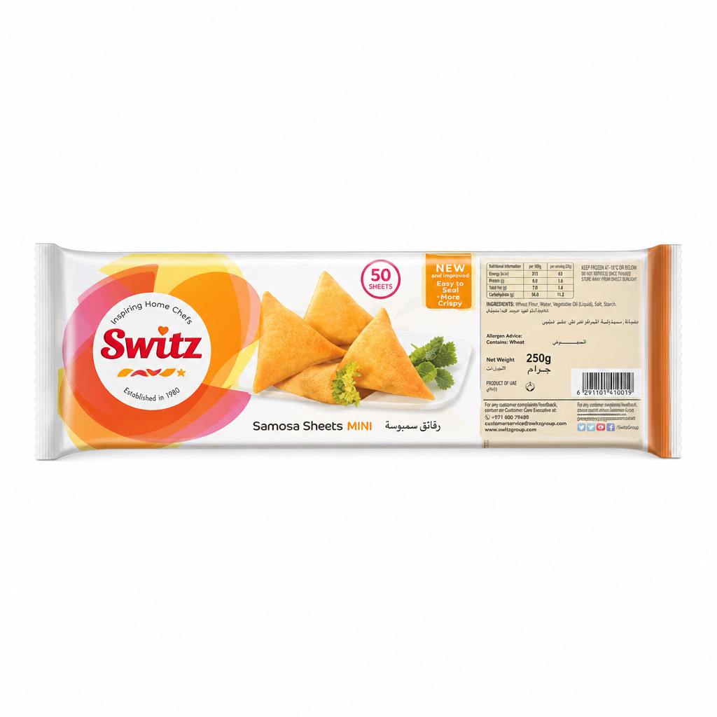 SWITZ SAMOOSA SHEET MINI 250GM