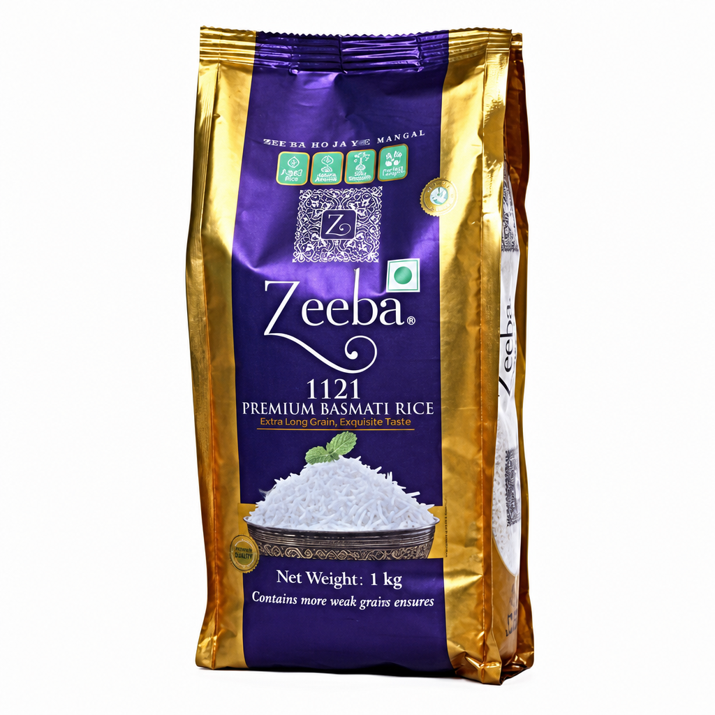 RICE ZEEBA PREMIUM BASMATI (1121) 1 KG