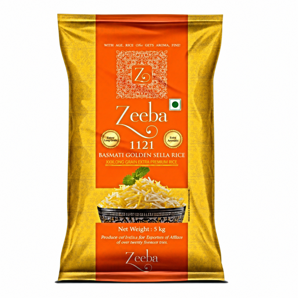 RICE ZEEBA BASMATI GOLDEN SELLA 5KG
