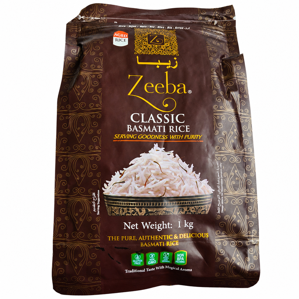 RICE ZEEBA 1KG CLASSIC BASMATI