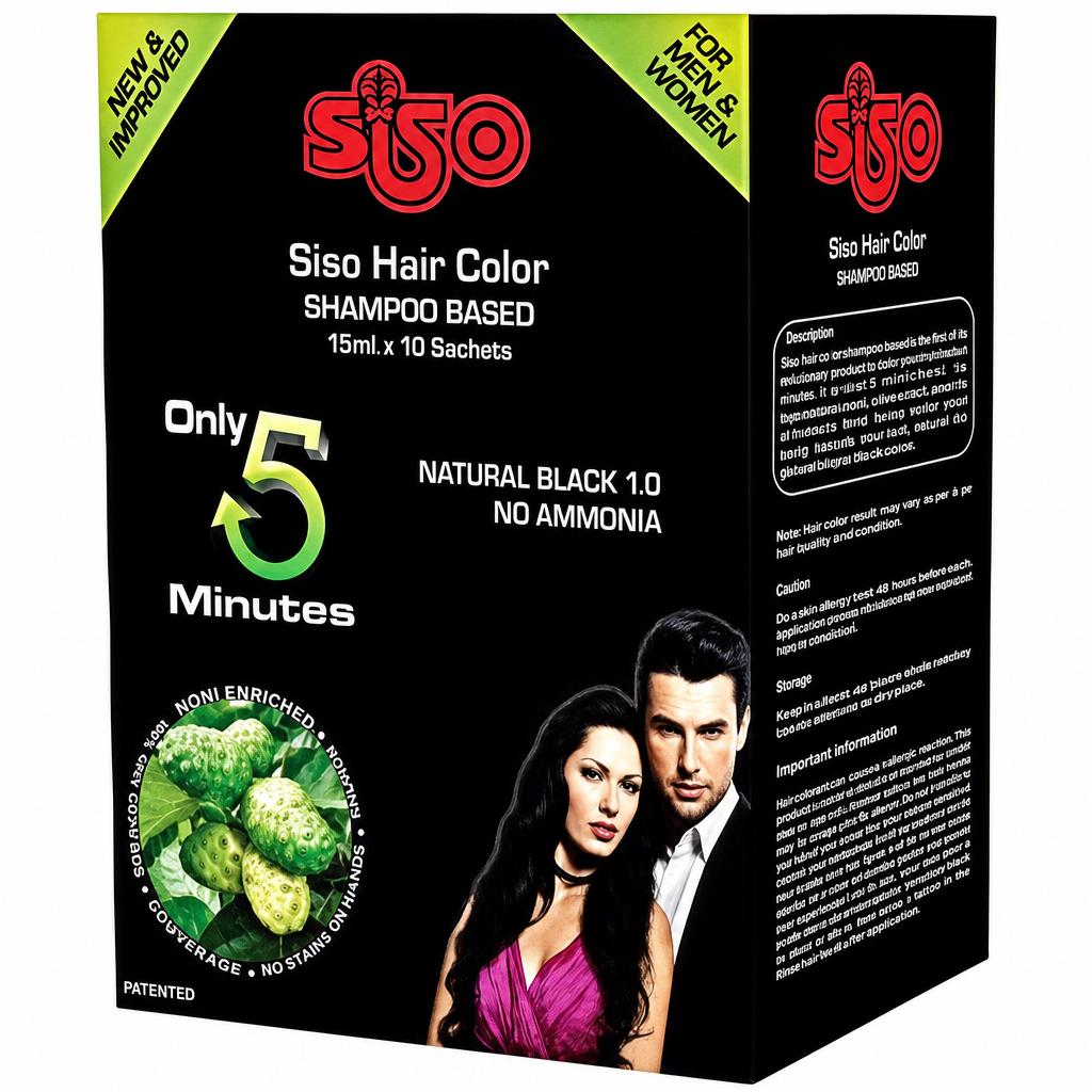 SISO HAIR COLOUR SHAMPOO 20GM