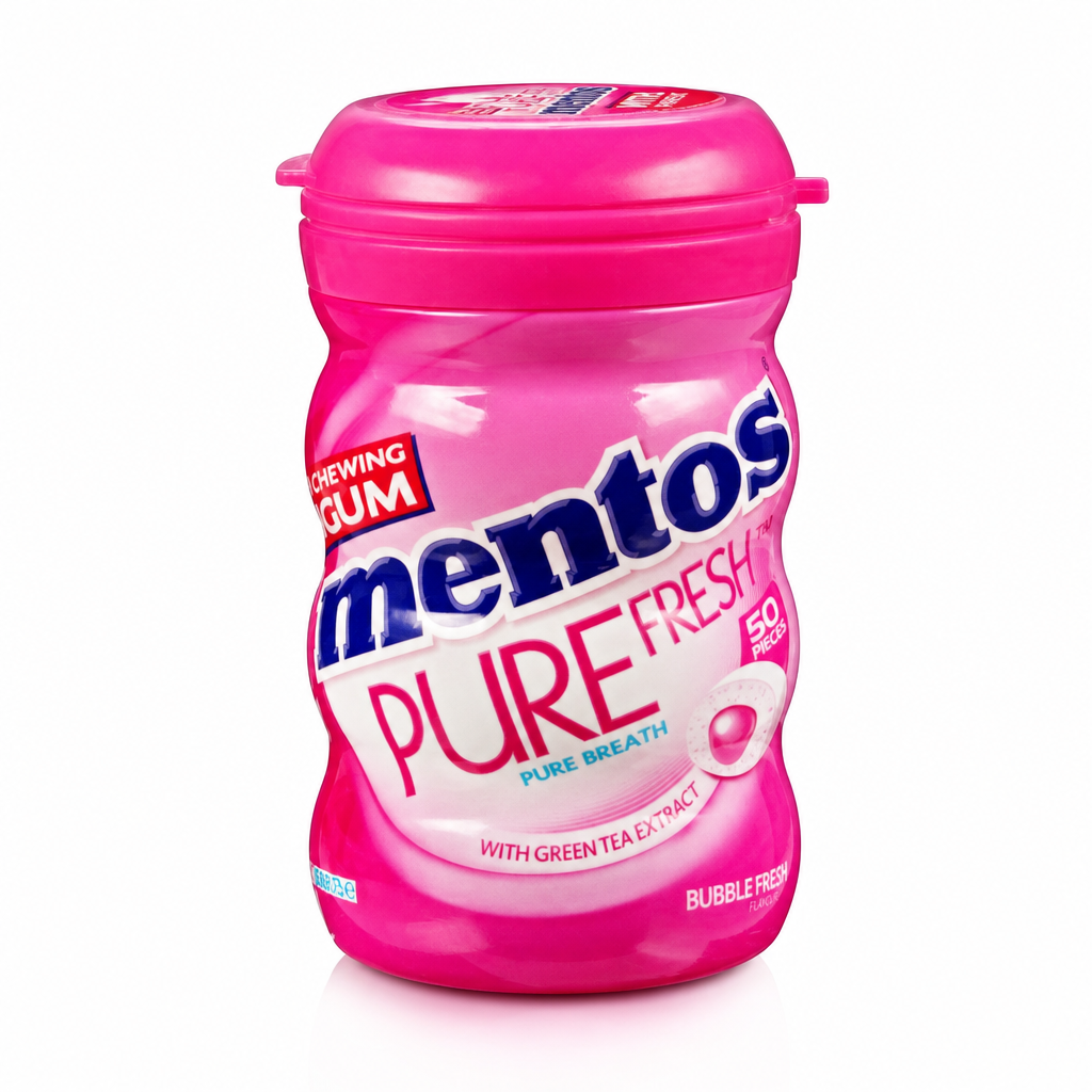 MENTOS PURE FRESH 87.5 GM BUBBLE FRESH