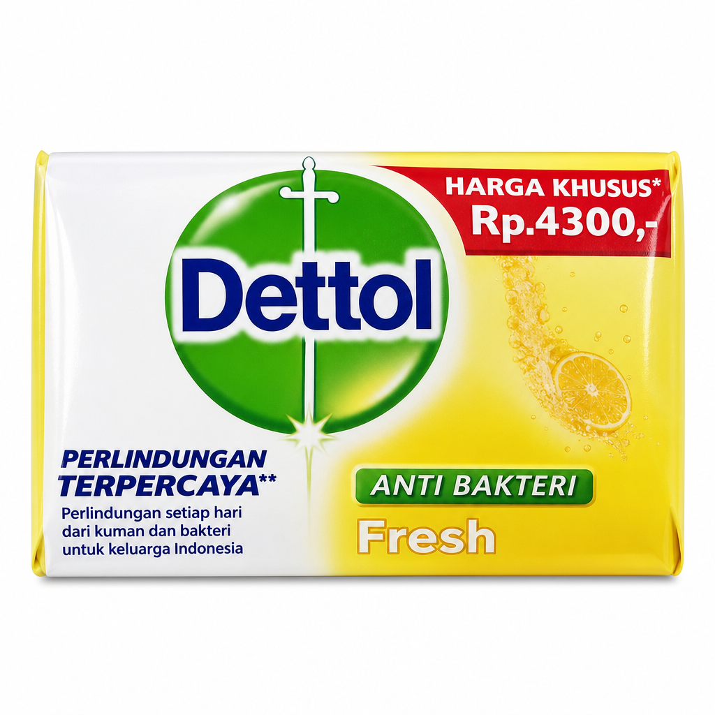 DETTOL ANTIBACRERIAL SOAP FRESH 100GM