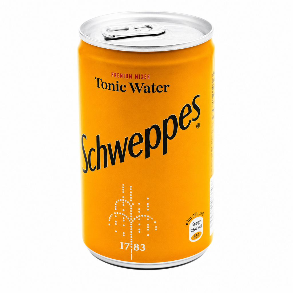 SCHWEPPES TONIC WATER TIN 150 ML
