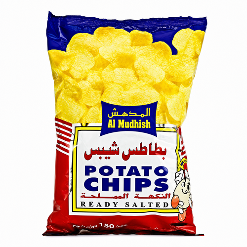 AL MUDISH POTATO CHIPS READY SALTED 150 GM