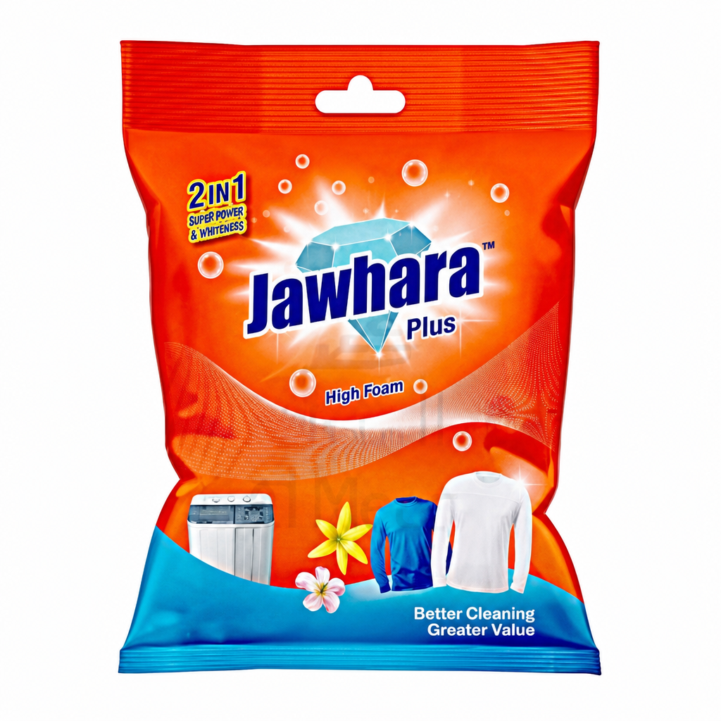 JAWAHARA WASHING POWDER HIGH FOAM 110GM