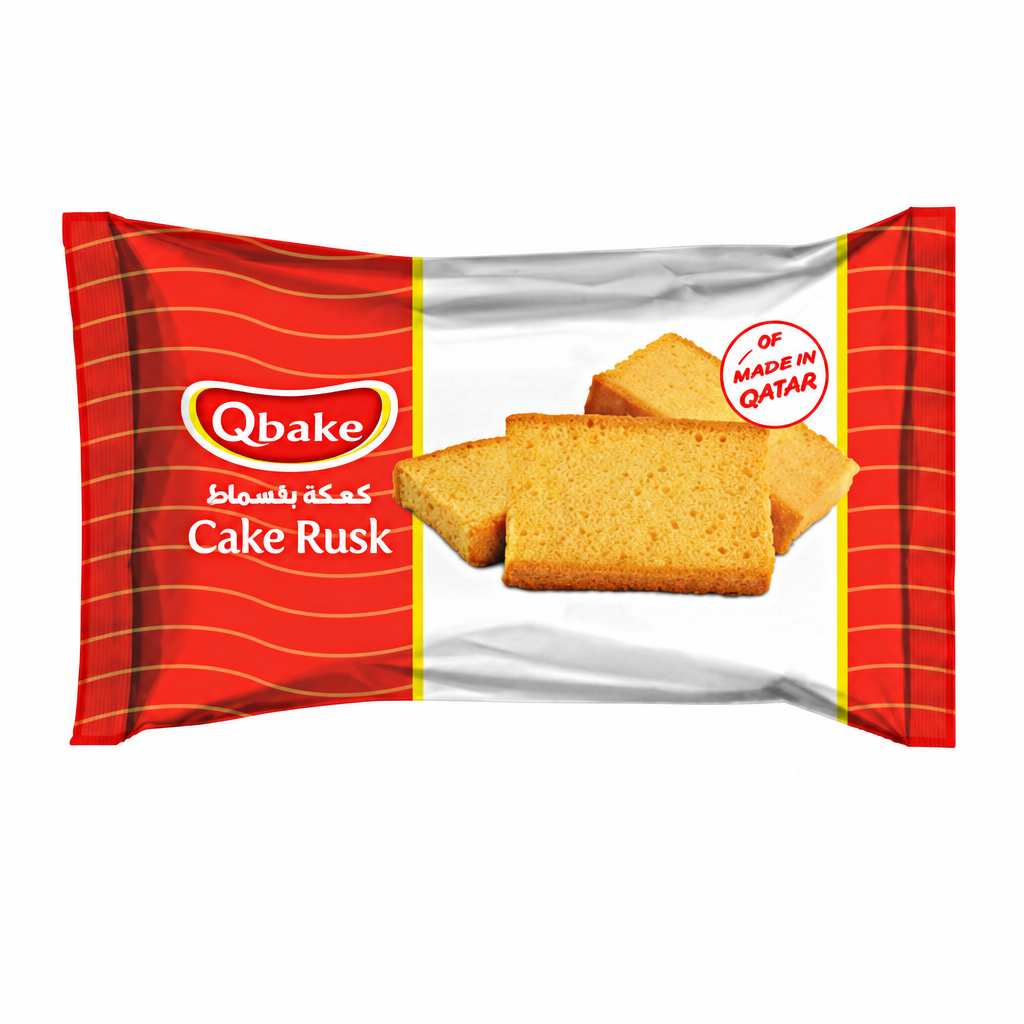QBAKE CAKE RUSK 26 GM X 18 PCS