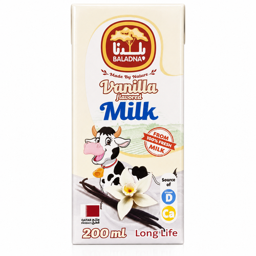 BALADNA VANILLA FLVD L L MILK 200 ML