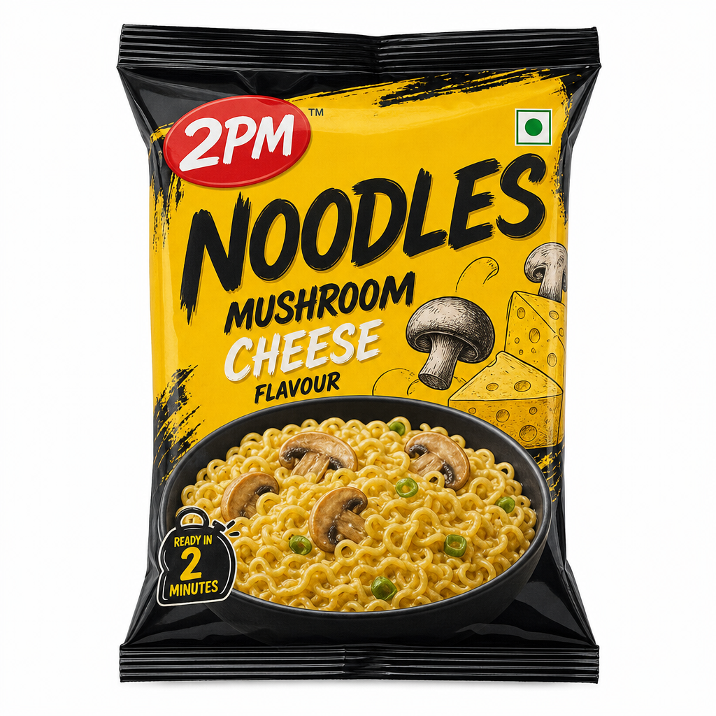 2PM NOODLES - MUSHROOM CHEESE FLAVOUR, 100 G
