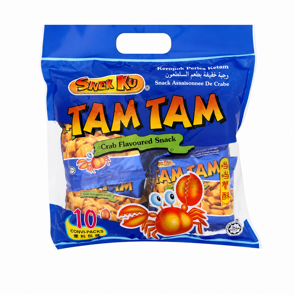 MONTI TAM TAM CRAB FLAVOURED SNACKS 10G