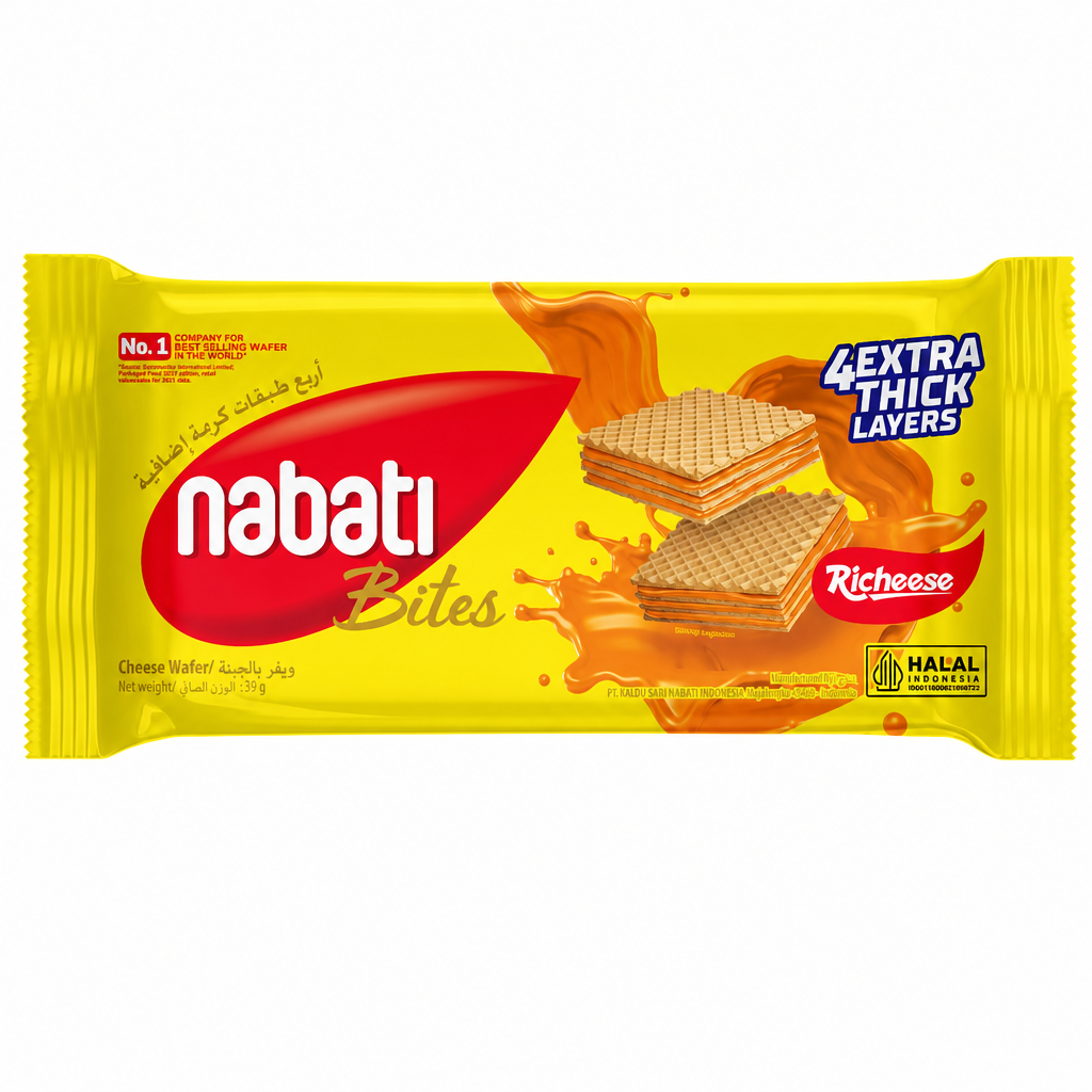 NABATI BITES CHEESE WAFER  39G