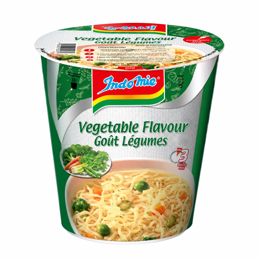 INDOMIE CUP NOODLES VEGETABLE 60GM
