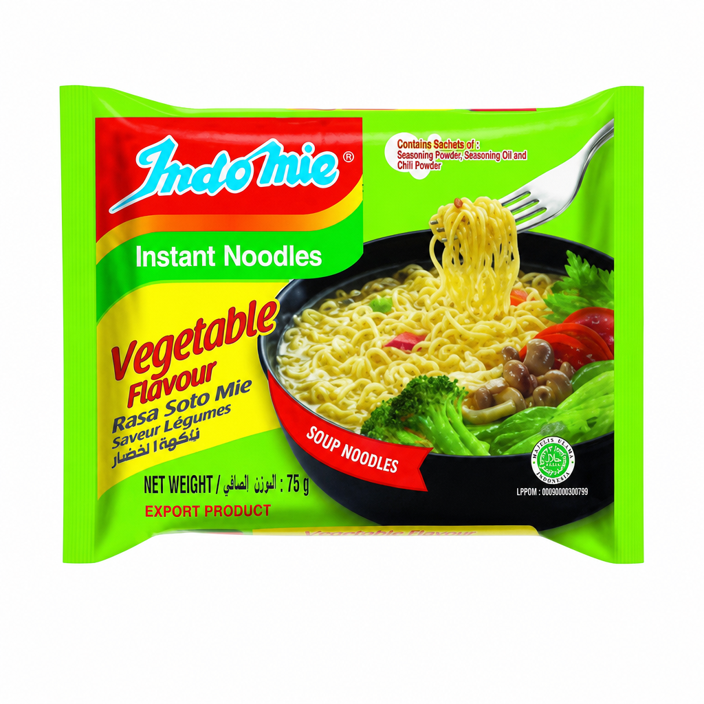INDOMIE NOODLES VEGETABLE FLAVOUR  75G