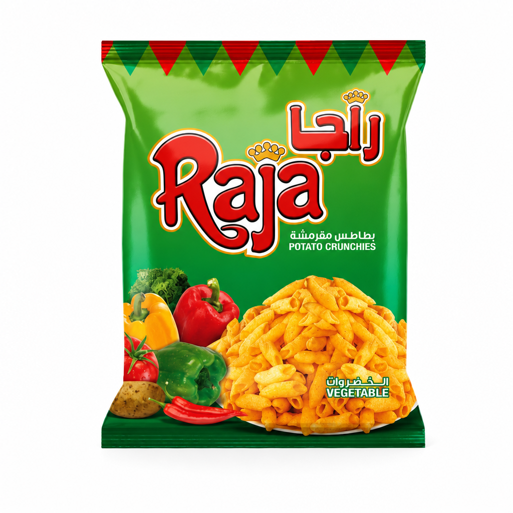 RAJA POTATO CRUNCHIES VEGETABLE 12G